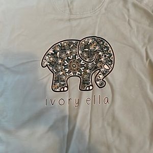 Ivory Ella sweatshirt with hood, oversized